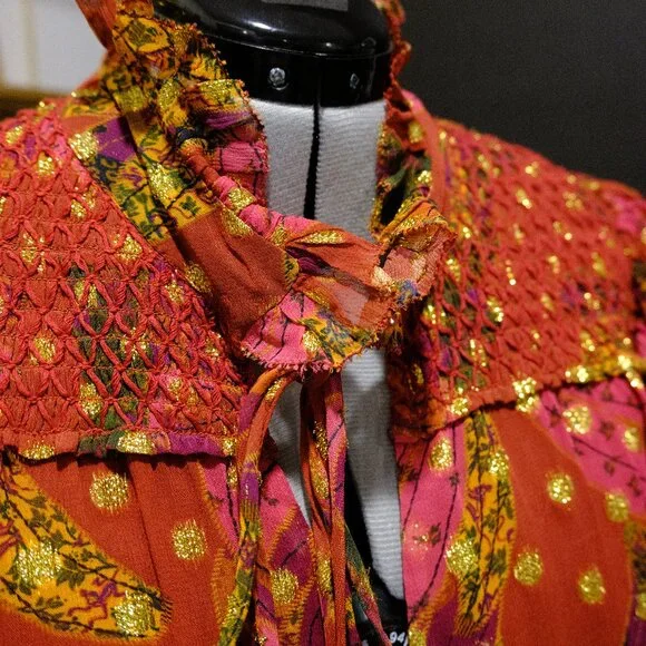 NWT Farm Rio Banana Flowers Mini Dress - XS - Picture 4 of 8